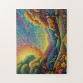 Puzzle Art de prairie coloré (Vertical)