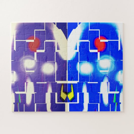Puzzle Art de refuge extraterrestre en glace (Horizontal)