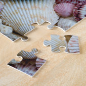 Puzzle Art de roche de plage peint, coquillages (Côté)