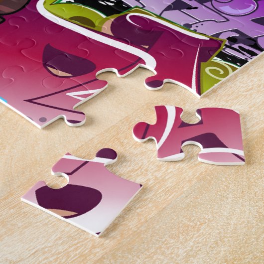 Puzzle Art de rue de graffiti (Côté)