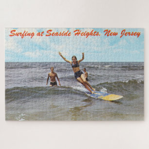 Puzzle Art de surf vintage à Seaside Heights, New Jersey