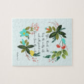 Puzzle Art de vers de bible - 12:7 de psaume (Horizontal)