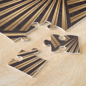 Puzzle Art Déco Abstrait : Elégance Or. (Côté)