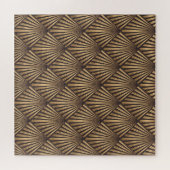 Puzzle Art Déco Abstrait : Elégance Or. (Horizontal)