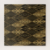 Puzzle Art Déco Black Gold Elegance (Horizontal)