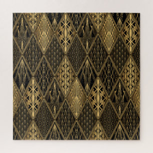 Puzzle Art Déco Black Gold Elegance