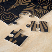 Puzzle Art Déco Black Gold : Retro. (Côté)