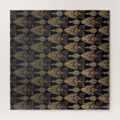 Puzzle Art Déco Black Gold : Retro. (Horizontal)