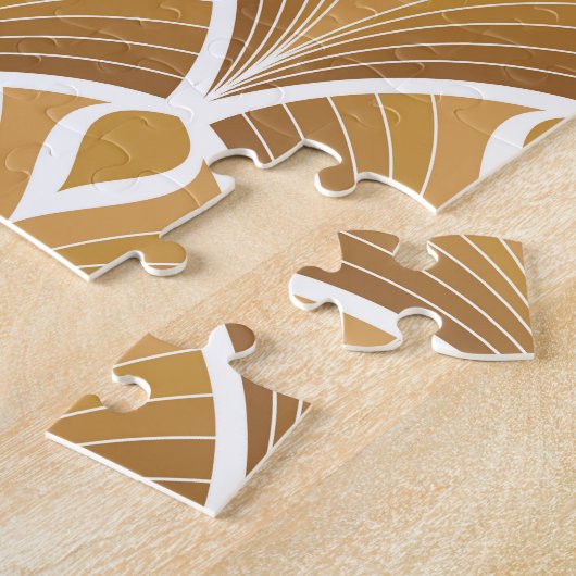 Puzzle Art déco classique : motif géométrique. (Côté)