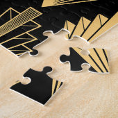 Puzzle Art Déco Or Noir : sans couture (Côté)