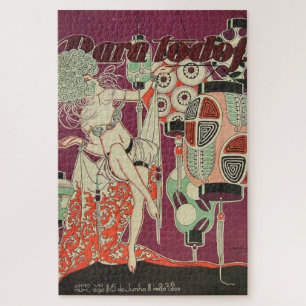 Puzzle Art Déco Vintage - Pour Tous - Cheveux Bouclés