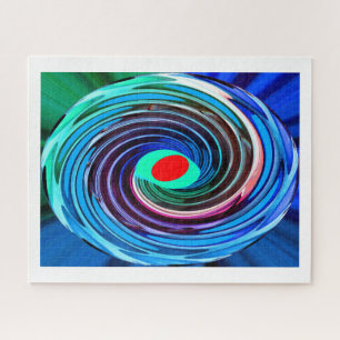 Puzzle Art des points chauds rouges