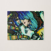 Puzzle Art d'imaginaire de Noël blanc de vampire d'hiver (Horizontal)