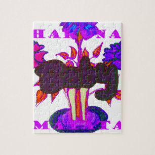 Puzzle Art du cœur kenyan : J'aime le Kenya