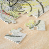 Puzzle Art du collage multimédia fantaisiste (Côté)