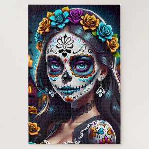 Puzzle Art du crâne de sucre - Beauté culturelle