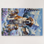 Puzzle Art du crocus alpin Saint-Bernard (Horizontal)