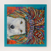 Puzzle Art du Loup Blanc (Horizontal)