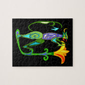 Puzzle Art Égyptien Avec Fleur Lotus (Horizontal)