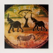 Puzzle Art Eléphant Africain (Vertical)