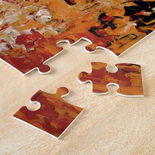Puzzle Art Expressionniste Abstrait (Côté)