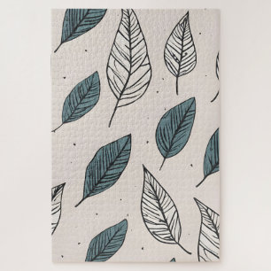 Puzzle Art feuille Boho