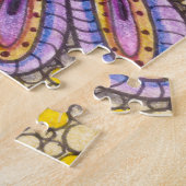 Puzzle Art floral abstrait zen doodle complexe (Côté)