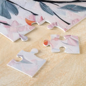 Puzzle Art Floral de l'Ange-Enfant Noir (Côté)