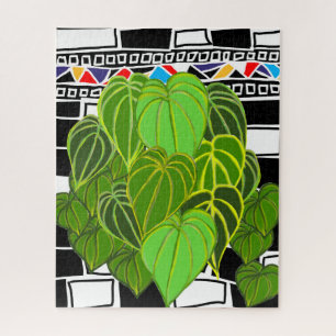 Puzzle Art floral tropical gras