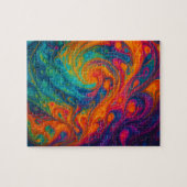 Puzzle Art fluide et vif (Horizontal)