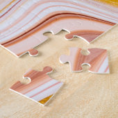 Puzzle Art fluide : texture abstraite irisée. (Côté)