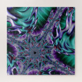 Puzzle Art fractal psychédélique funky trippy (Horizontal)