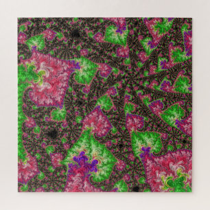 Puzzle Art fractal spirale funky bohème groovy