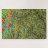 Puzzle Art fractal spirale psychédélique tripant (Horizontal)