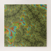 Puzzle Art fractal spirale psychédélique tripant (Horizontal)
