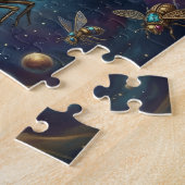 Puzzle Art Galactique Mécanique Céleste Espace Steampunk (Côté)
