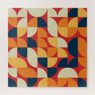 Puzzle Art Générique : Cercles en quarts colorés