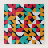 Puzzle Art Générique : Motif triangle coloré (Horizontal)