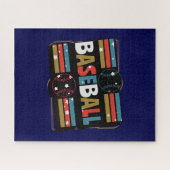 Puzzle Art géométrique Abstrait de baseball (Horizontal)