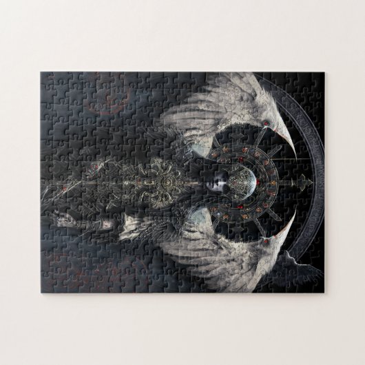 Puzzle Art gothique d'Imaginaire d'Angle foncé (Horizontal)