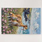 Puzzle Art Greyhound Prairie Côtière (Horizontal)