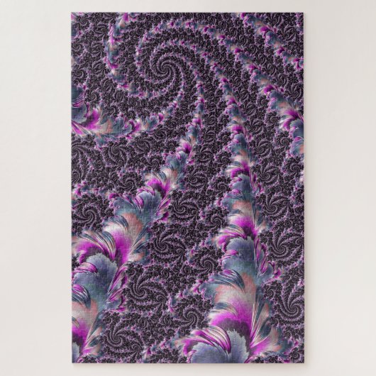 Puzzle Art groovy tripant funky psychédélique spirale fra (Vertical)