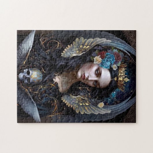 Puzzle Art Imaginaire de la Reine-Ange foncé (Horizontal)