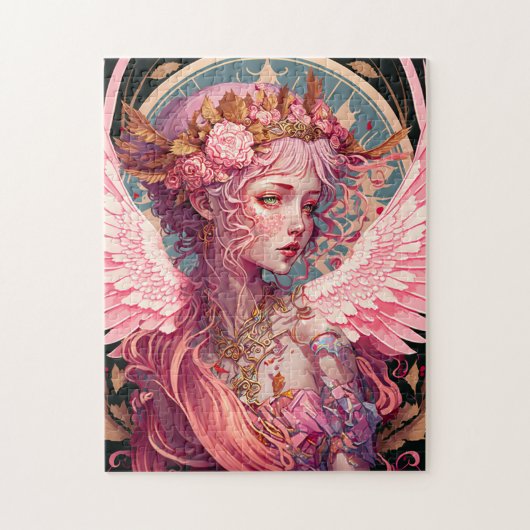 Puzzle Art Imaginaire rose Fairy Angel (Vertical)