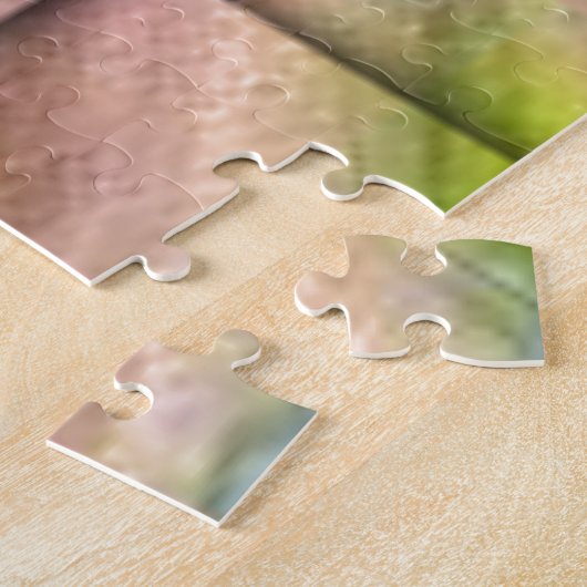 Puzzle Art inspiré par l'Afrique Imprimé- Design géométri (Côté)