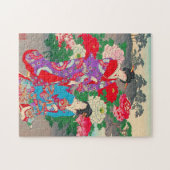 Puzzle Art japonais - deux femmes parlant dans la (Horizontal)