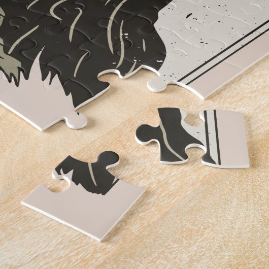 Puzzle Art japonais Fox (Côté)