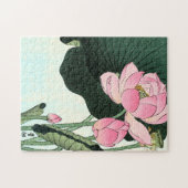 Puzzle Art japonais vintage | Lotus Flower (Horizontal)