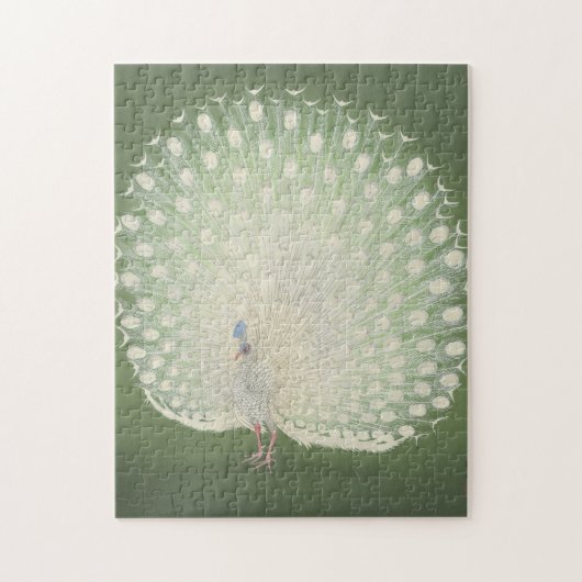 Puzzle Art japonais vintage | Peacock (Vertical)