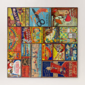 PUZZLE ART JEU ET BOÎTE DE JOUETS ANTIQUES (Horizontal)